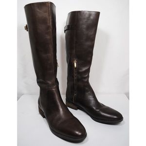 Sam Edelman Patton Brown Leather Riding Boot US11